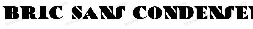 Bric Sans Condensed字体转换